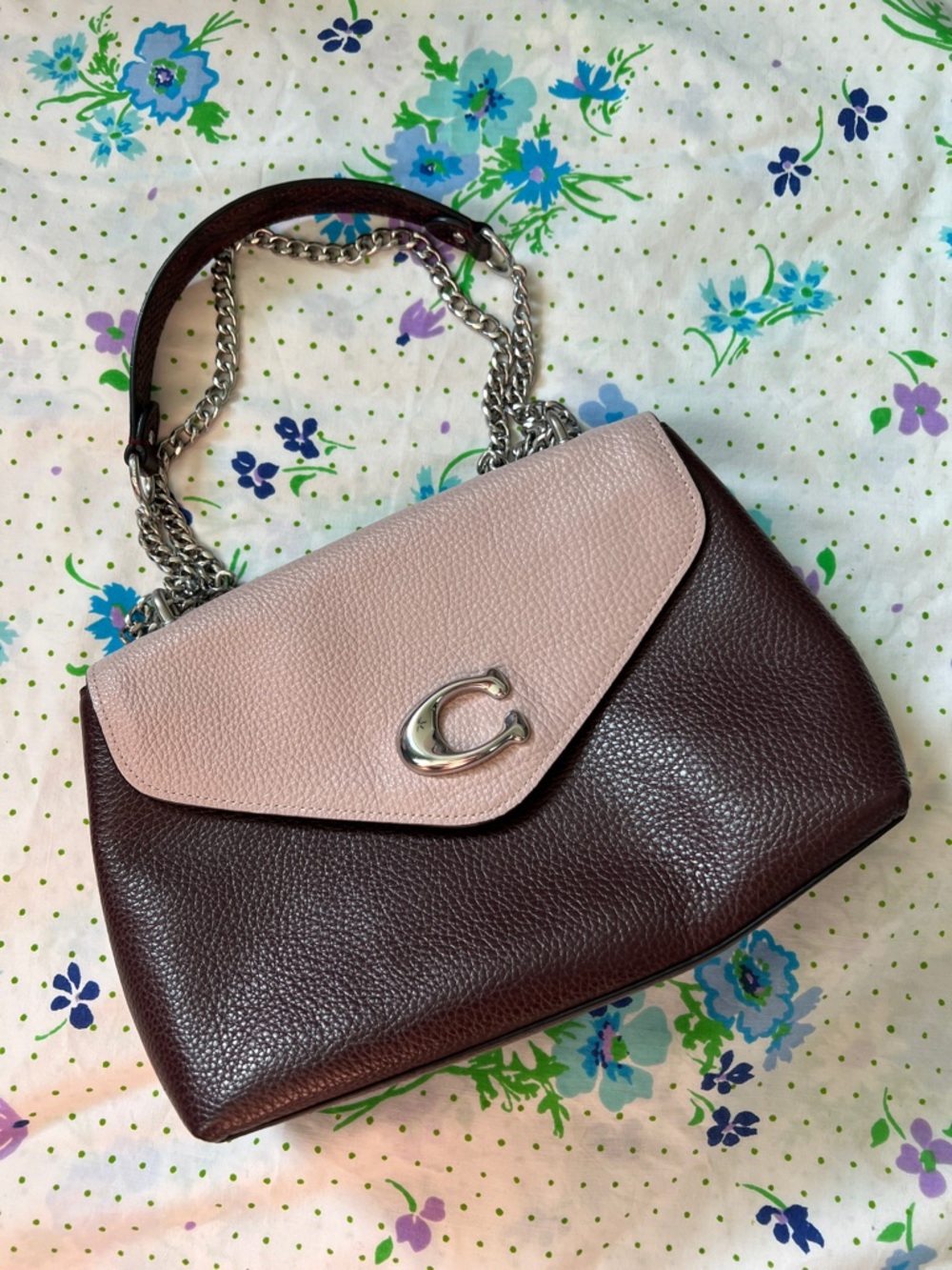 Coach Tammie Bag Blush/Burgundy - EUC